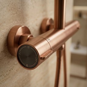 Душ система с Термостат Rea Drop Brush Copper