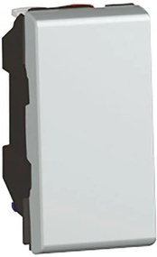 Legrand Девиаторен ключ 1 мод. цвят алуминий Easy-Led Mosaic NEW - 079201L