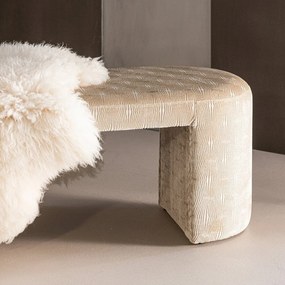 Бежова подплатена пейка Jacob – WOOOD