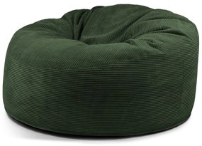 Зелен пуф от рипсено кадифе Om 135 – SLOWDOWN