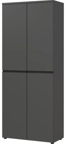 Антрацитен гардероб 81x197 cm Bedano – Germania