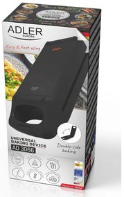 Adler AD 3066 Многофункционален уред - препичане, печене, грил ( Двустранен)