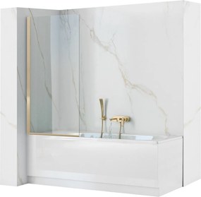 Параван за вана Rea Elegant Gold 80