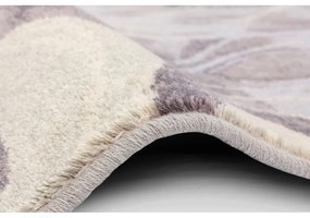 Сив вълнен килим 133x180 cm Agate - Agnella