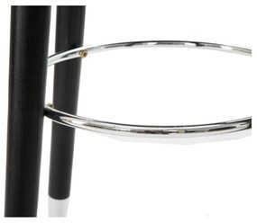 Син тапициран бар стол (височина на седалката 74 cm) Paris – Mauro Ferretti