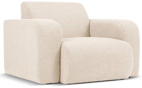 Бежов фотьойл от плат букле Molino - Micadoni Home