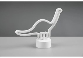 Бяла LED настолна лампа (височина 20 см) Bronto - Trio