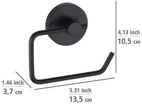 Черен държач за тоалетна хартия Vacuum-Loc® Milazzo - Wenko