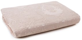 Бежов комплект шалте и калъфки за възглавници от дамаск 240x260 cm Beste – Mijolnir