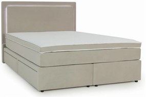 Легло Irnika Box Spring с табла и чекмеджета