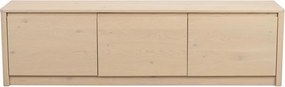 Скрин от декор от дъб в светло естествен цвят 180x50x40 cm Melstone – Rowico