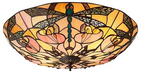 Endon 63922 - Таванно осветително тяло Tiffany ASHTON 2xE27/60W/230V, диаметър 45 см