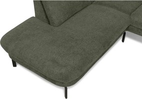 Тъмнозелен ъглов диван (ляв ъгъл) Gomero – Scandic