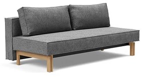 Сив разтегателен диван 200 cm Sly wood - Innovation