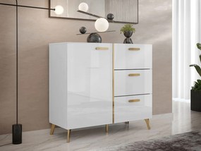 Бюфет Picru 1D3SZ-Бяло Gualistero