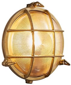 Nordlux - Външно стенно осветително тяло POLPERRO 1xE27/12,5W/230V IP64 месинг