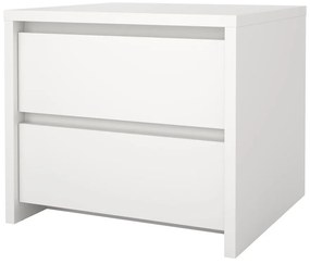 Бяло нощно шкафче Next – Tvilum