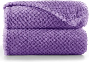 Лилаво одеяло от микрофибър Henry, 70 x 150 cm - DecoKing