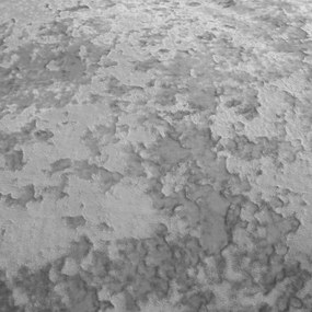 Сиво кадифено удължено спално бельо за двойно легло 230x220 cm Crushed - Catherine Lansfield