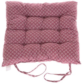 Розова текстилна възглавница за сядане 40x40 cm - Dakls
