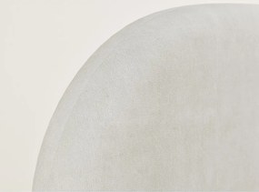 Кремаво двойно легло 160x200 cm тапицирано с място за съхранение с включена подматрачна рамка Maumere – Maison de Rêve