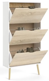 Шкаф за обувки в дъбов декор Oslo - Tvilum