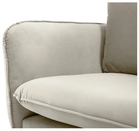 Бежов кадифен диван , 230 см Vienna - Cosmopolitan Design