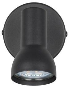 Черен прожектор ø 8 cm Cantar – Trio