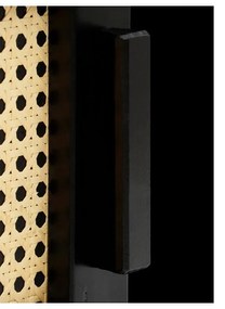 Чекмеджета от черен бор с ратанови вратички , ширина 90 см Jolene - Støraa