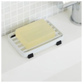 Бяла подложка за сапун Tower - YAMAZAKI