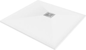 Mexen Stone+ квадратен композитен поддръжник 80 x 80 см, бял - 44108080
