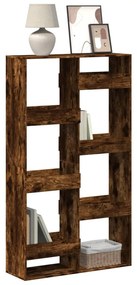 3309406 vidaXL Библиотека, опушен дъб, 100x33x175 см, инженерно дърво