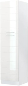 Висок подов шкаф Hudson K23-60-1KF-White glossy