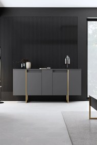 Конзола Luxe, цвят Антрацит Златен