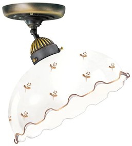 Kolarz 731.10.161-Плафонен полилей NONNA 1xE27/75W/230V Ø 30 cm, с форма на цвете, rose gold