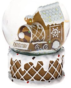 Детско преспапие от полирезин (височина 10 cm) Snowy Train – Dakls