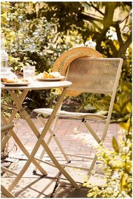 Бежов метален градински комплект за хранене за 2 Arcas – House Nordic