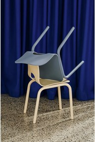 Жълт трапезен стол Atto – noo.ma