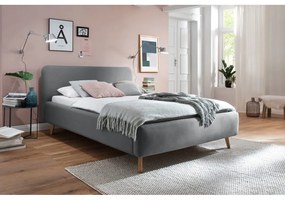 Светлосиво двойно легло , 160 x 200 cm Mattis - Meise Möbel
