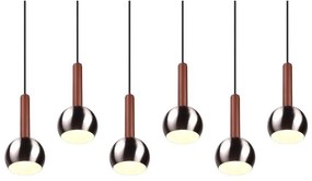 Черно висящо осветително тяло Ciliana – CINQUE