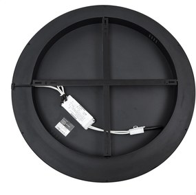 Дизайнерска таванна лампа черна с бяла вкл. LED 3-степенно димируема - Xavi