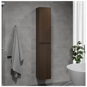 Шкаф за баня KENWOOD 186 см, в цвят орех