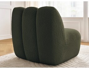 Зелено кресло от прежда с примки от букле Janissaire – Bobochic Paris