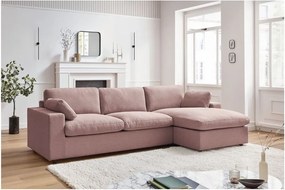 Розов ъглов диван Belair – Bobochic Paris