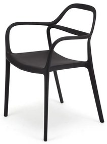 Комплект от 2 черни трапезни стола Chaur Dali - Bonami Selection