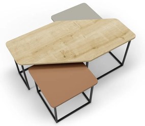 Масички за кафе в комплект от 3 бр. 60x111,5 cm Zoya – Marckeric