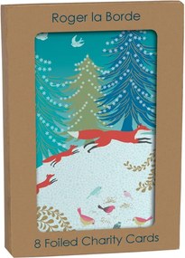 Картички в комплект 8 бр. с коледен мотив Christmas – Roger la Borde