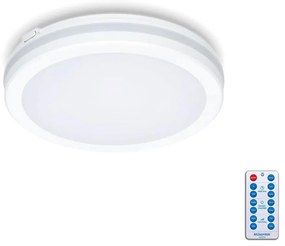 LED таванно осветително тяло за баня с сензор LED/12W/230V пр. 20 см бяло + DO