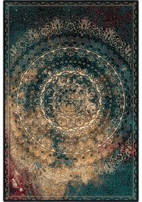 Вълнен килим в бензинов цвят 133x180 cm Ann - Agnella