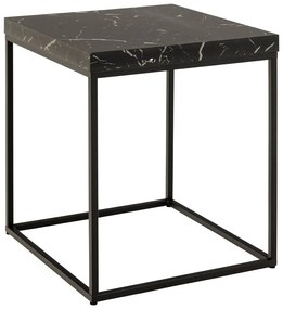 Странична масичка с плот от имитация на мрамор 40x40 cm Barossa – Actona